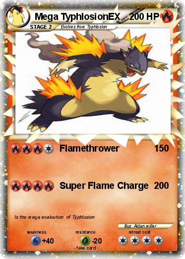 Pokemon Mega TyphlosionEX