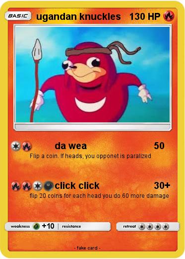 Pokemon ugandan knuckles