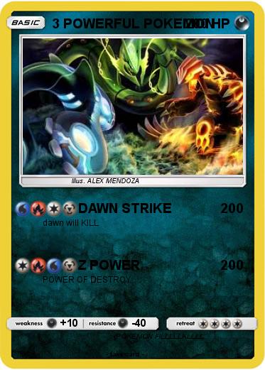 Pokemon 3 POWERFUL POKEMON