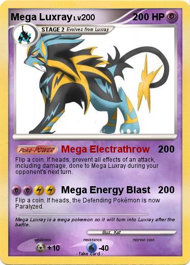 Pokemon Mega Luxray