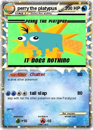 Pokemon perry the platypus