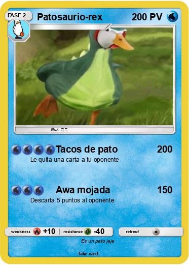 Pokemon Patosaurio-rex