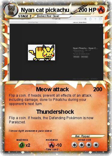 Pokemon Nyan cat pickachu