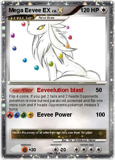 Pokemon Mega Eevee EX