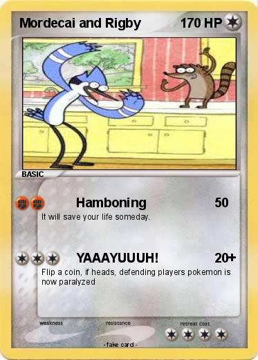 Pokemon Mordecai and Rigby