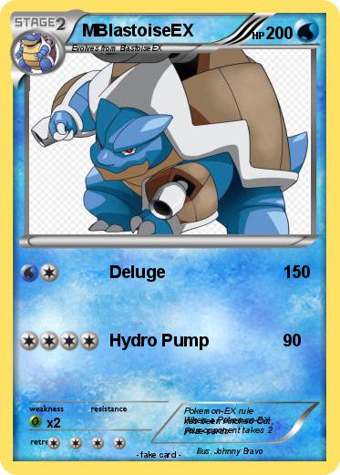 Pokemon MBlastoiseEX