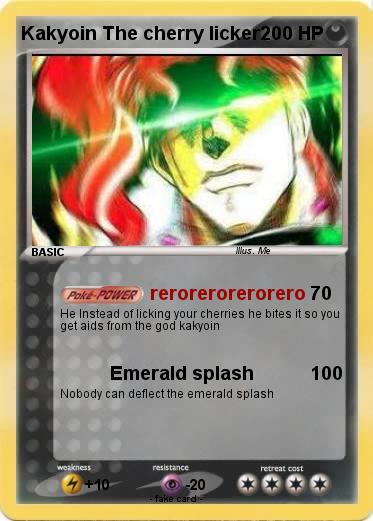 Pokemon Kakyoin The cherry licker