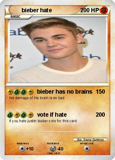 Pokemon bieber hate