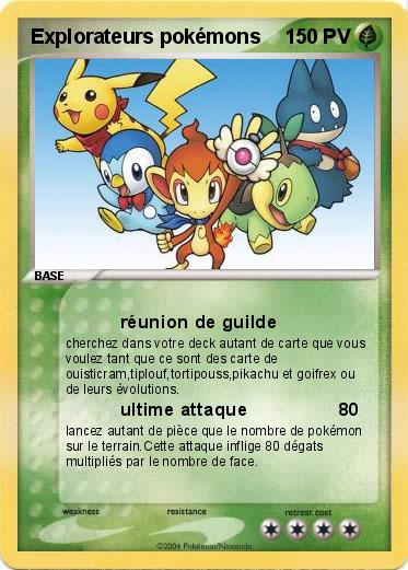 Pokemon Explorateurs pokémons