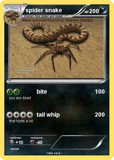 Pokemon spider snake