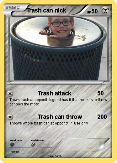 Pokemon Trash can nick