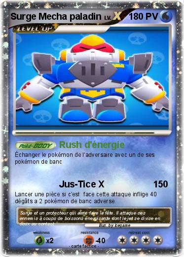 Pokemon Surge Mecha paladin