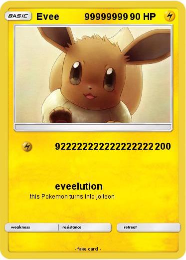 Pokemon Evee          99999999
