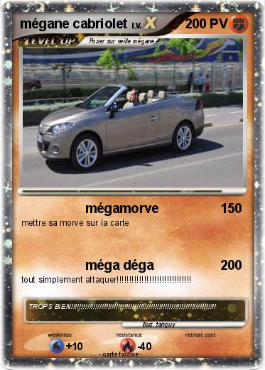 Pokemon mégane cabriolet