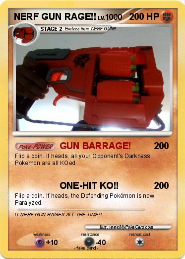 Pokemon NERF GUN RAGE!!