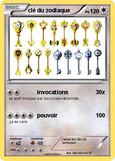 Pokemon clé du zodiaque