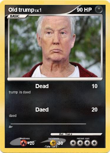 Pokemon Old trump