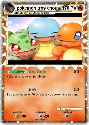 Pokemon pokemon tros chous