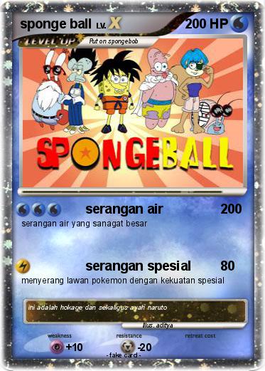 Pokemon sponge ball