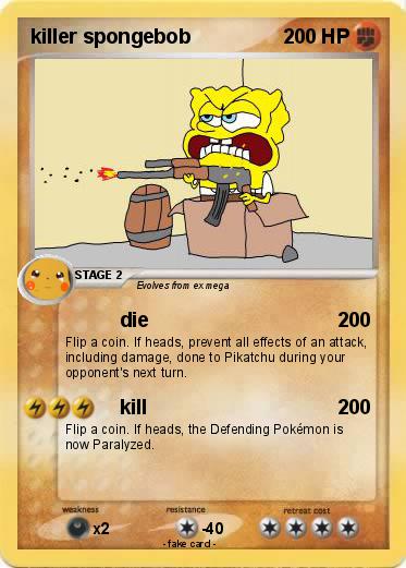 Pokemon killer spongebob