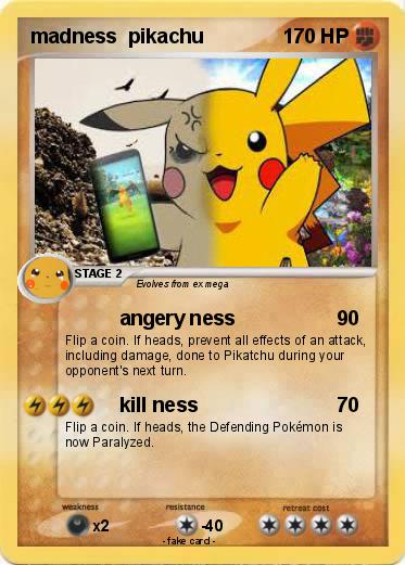 Pokemon madness  pikachu