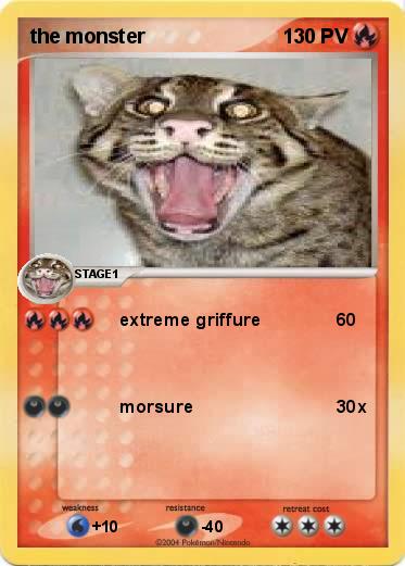 Pokemon the monster