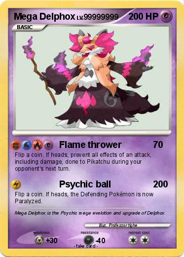 Pokemon Mega Delphox