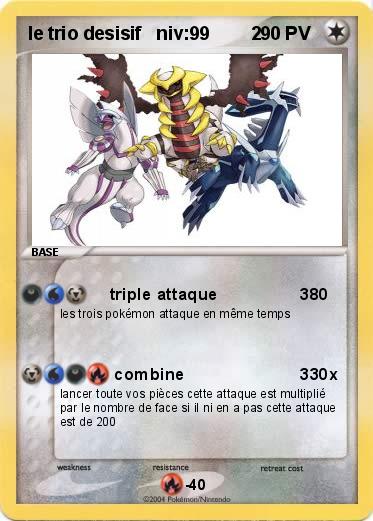 Pokemon le trio desisif   niv:99        2  
