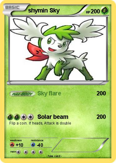 Pokemon shymin Sky