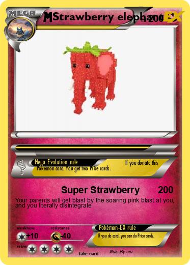 Pokemon Strawberry elephant
