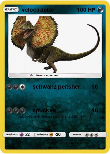 Pokemon velociraptor