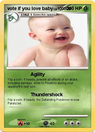 Pokemon vote if you love baby