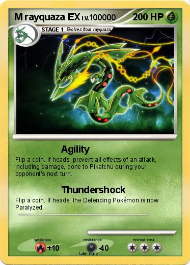 Pokemon M rayquaza EX