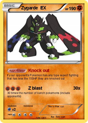 Pokemon Zygarde  EX