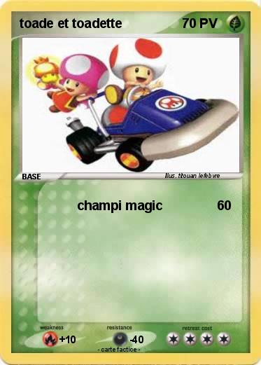 Pokemon toade et toadette