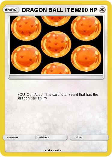 Pokemon DRAGON BALL ITEM