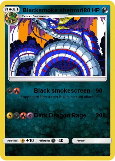 Pokemon Blacksmoke shenron