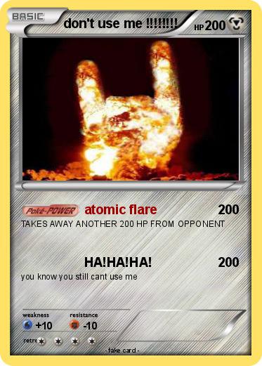 Pokemon don't use me !!!!!!!!