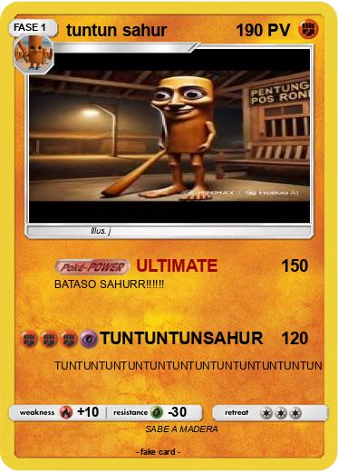 Pokemon tuntun sahur