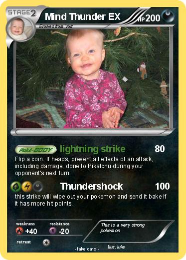 Pokemon Mind Thunder EX