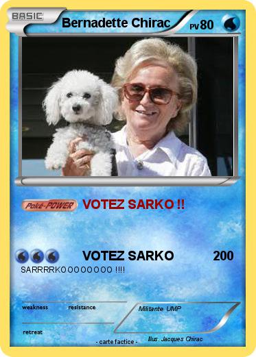 Pokemon Bernadette Chirac