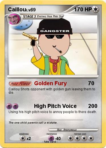 Pokemon Caillou