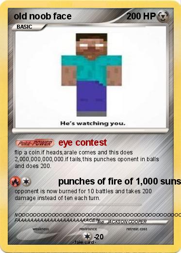 Pokemon old noob face