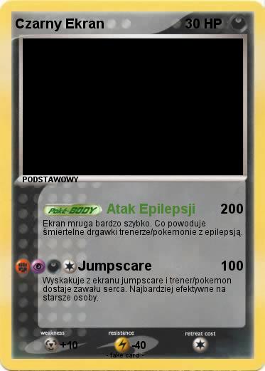 Pokemon Czarny Ekran