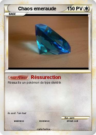 Pokemon Chaos emeraude