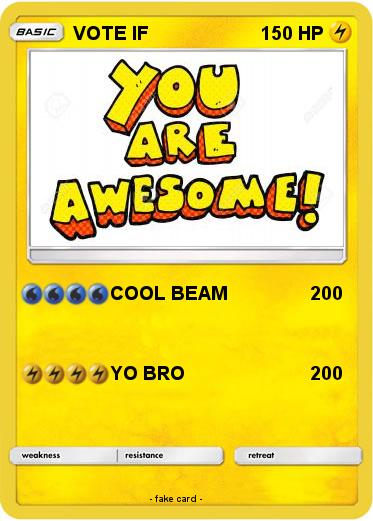 Pokemon VOTE IF