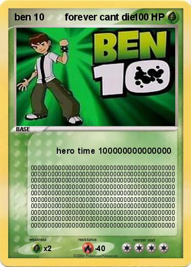 Pokemon ben 10        forever cant die