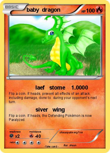 Pokemon baby  dragon