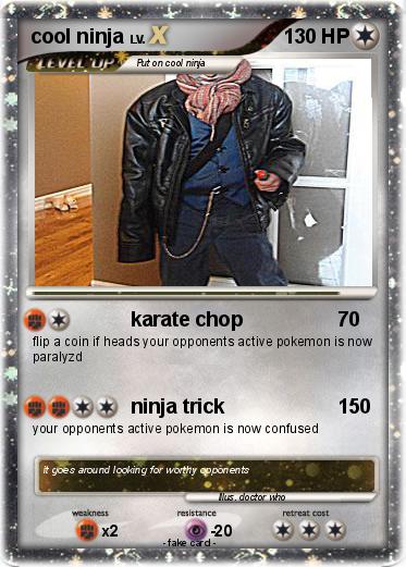 Pokemon cool ninja