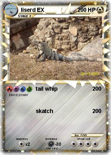 Pokemon liserd EX